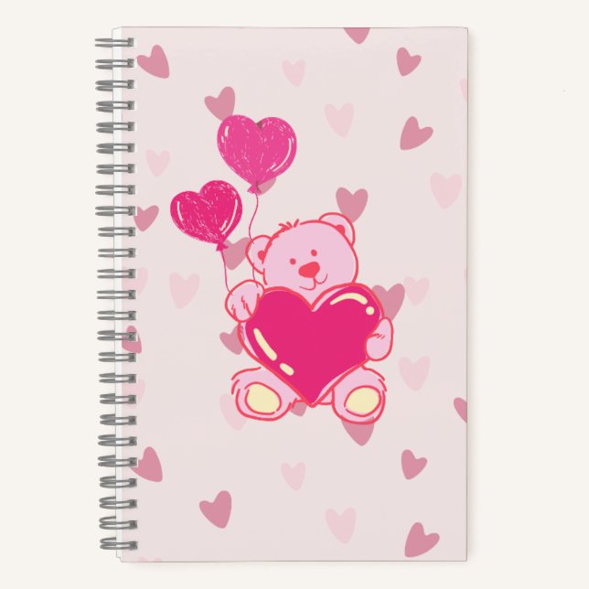 PINKY BEAR NOTIZBUCH (Vorderseite)
