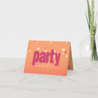 Pinky Blush-Party Einladung