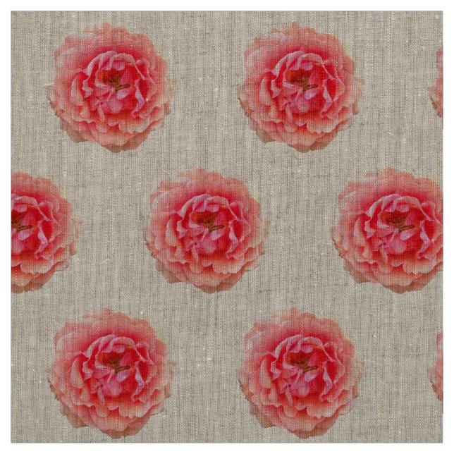 Pinky Custom Natural Linen (54" Breite) Stoff (Muster)