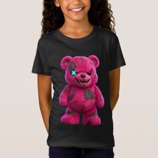 Pinky Cute Pink Halloween Kinder Teddybär Plüsch T-Shirt