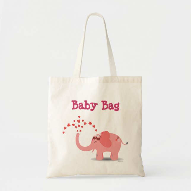 Pinky Elefant-Baby-Tasche Tragetasche (Vorne)