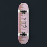 Pinky Glitzer Skateboard<br><div class="desc">Dieses benutzerdefinierte Rosa Imitat Glitzer Skateboard Deck ist einfach zu personalisieren. Ein tolles Geschenk für jeden Skater. NICHT WIRKLICHER GLITZER</div>