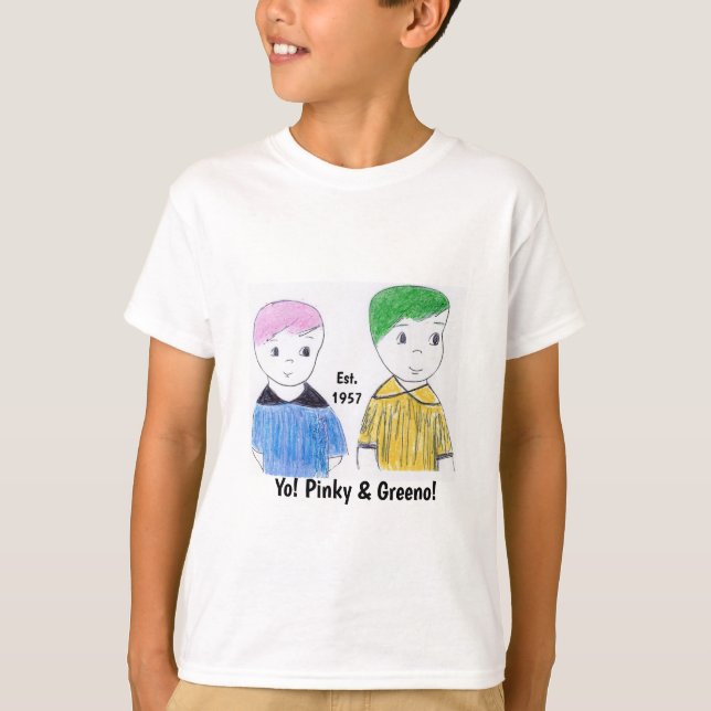 Pinky & Greeno T-Shirt (Vorderseite)