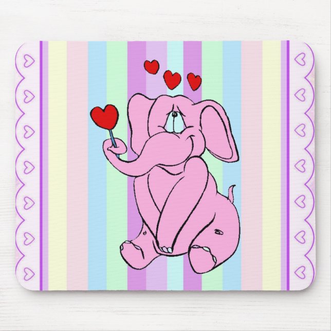 Pinky Liebe Mousepad (Vorne)