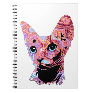 Pinky Sphynx Cat 683 Notizblock