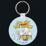 Pinky und das Gehirn | Laborforschung Schlüsselanhänger<br><div class="desc">Karo aus diesem lustigen Pinky und das Gehirn Grafik mit Pinky Erwärmung selbst am Brenner und flask Gehirn findet sich in der Falle!</div>