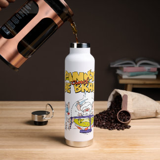 Pinky und das Gehirn | Laborforschung Trinkflasche