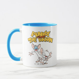 Pinky und das Gehirn | Logo anzeigen Tasse
