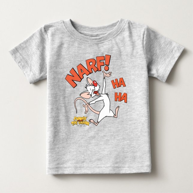 Pinky und das Gehirn | Pinky "Narf!" Baby T-shirt (Vorderseite)