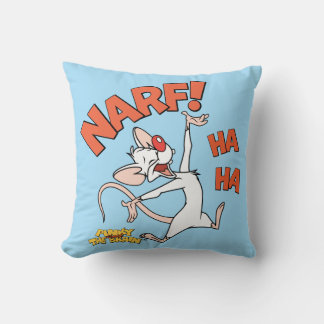 Pinky und das Gehirn | Pinky "Narf!" Kissen