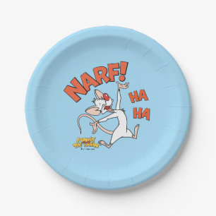Pinky und das Gehirn   Pinky "Narf!" Pappteller