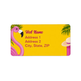 Pinky Validation Vacacation Address Adressaufkleber