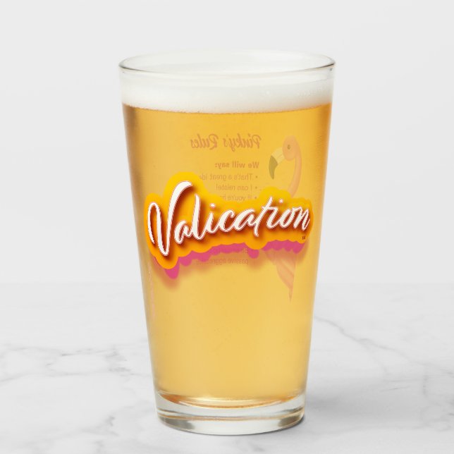 Pinky Validation Vacation Glas (Vorne (Gefüllt))