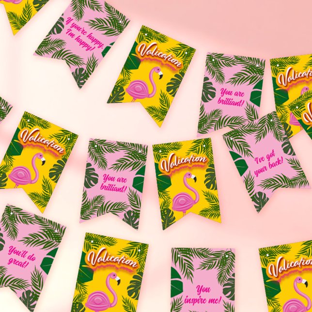 Pinky Validation Vacation Wimpelkette (Von Creator hochgeladen)