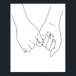 Pinky Versprechen, ich Liebe Sie für immer Poster<br><div class="desc">Pinky Versprechen,  ich Liebe Sie für immer</div>