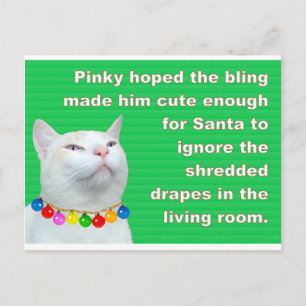 Pinky's Bling Postkarte