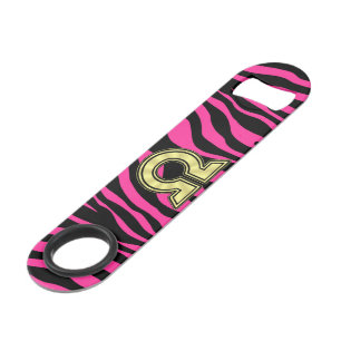 PINKzebra-GOLD OMEGA Speed Flaschenöffner