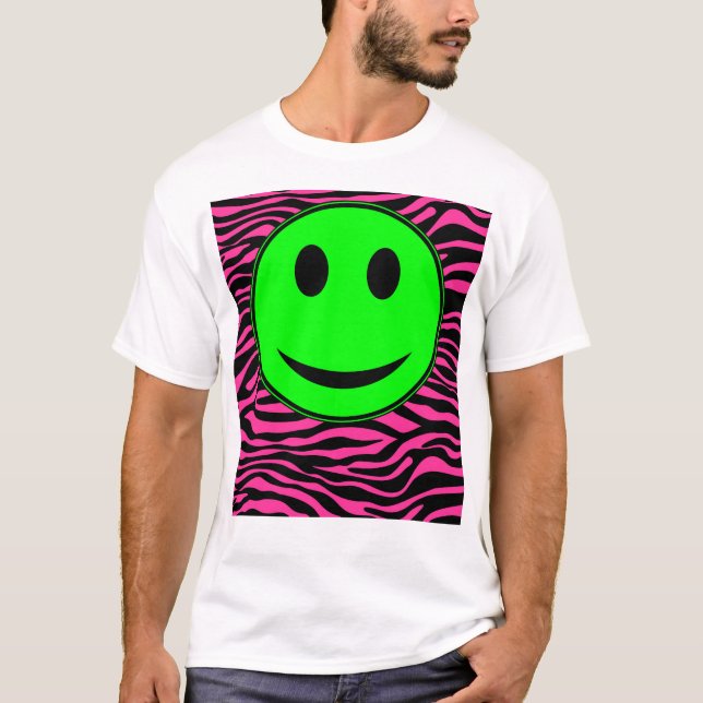 PINKzebra-GRÜN T-Shirt (Vorderseite)
