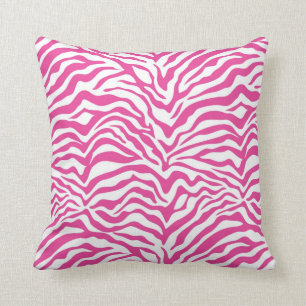 Pinkzebra-Streifen Kissen