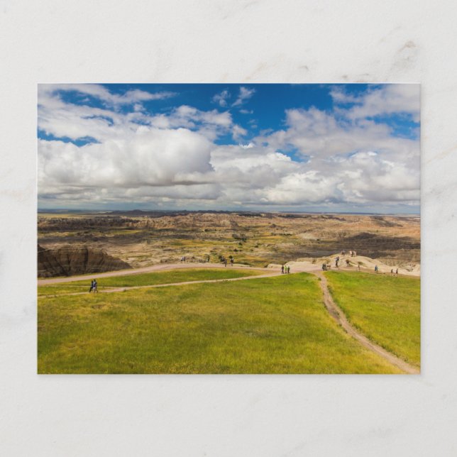 Pinnacles Blick, Badlands National Park, SD Postkarte (Vorderseite)