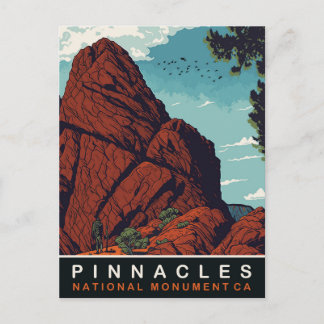 Pinnacles National Monument, CA, Reisen Postkarte