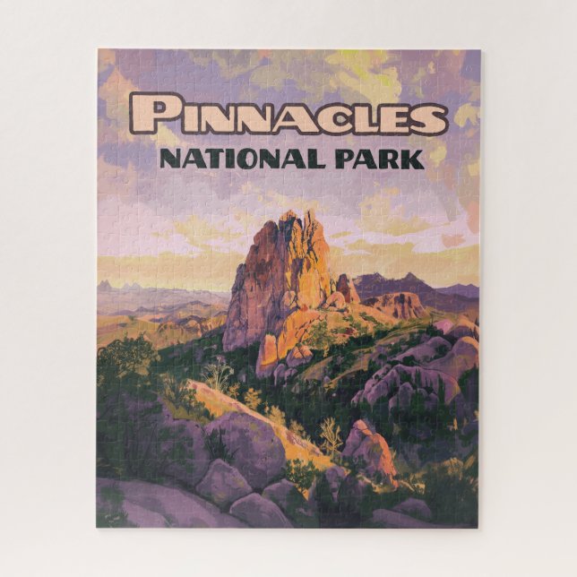 Pinnacles National Park Buttes California Puzzle (Vertikal)