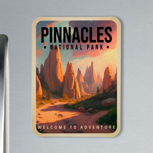 Pinnacles National Park Kalifornien Vintage Magnet