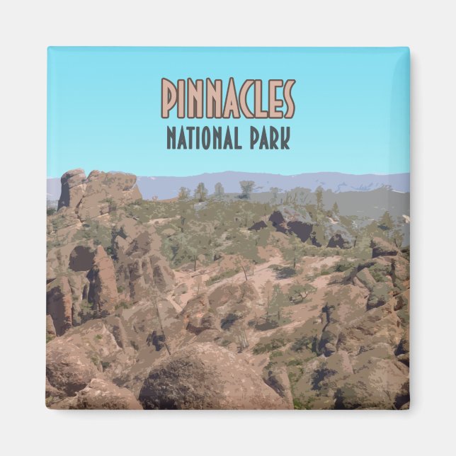 Pinnacles Nationalpark California Magnet (Vorne)