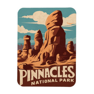 Pinnacles Nationalpark California Magnet