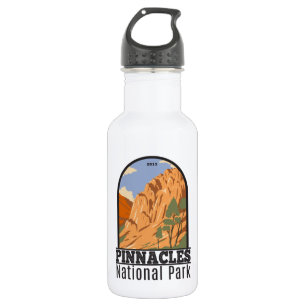 Pinnacles Nationalpark California Vintag  Edelstahlflasche