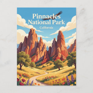 Pinnacles-Nationalpark Kalifornien Postkarte