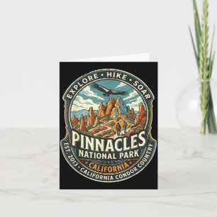 Pinnacles Nationalpark Kalifornischer Kondor und Karte