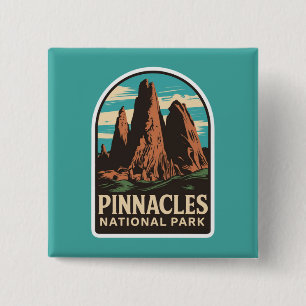 Pinnacles Nationalpark Reisemblem Button