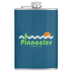 Pinnacles Nationalpark Retro Flachmann