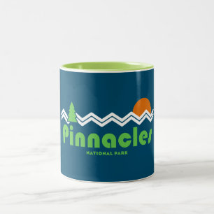 Pinnacles Nationalpark Retro Zweifarbige Tasse