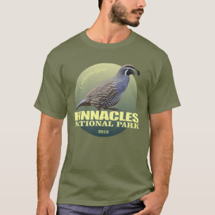 Pinnacles NP (California Quail) WT T-Shirt