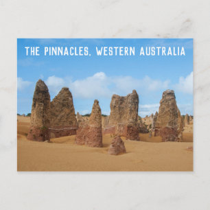Pinnacles Western Australien Landschaft Postkarte