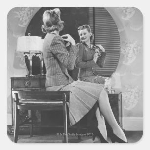 Pinning Quadratischer Aufkleber