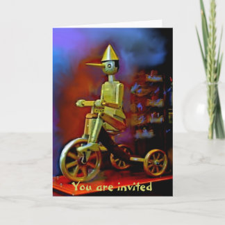 Pinocchio Grußkarte Einladung