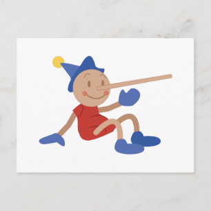 Pinocchio Postkarte