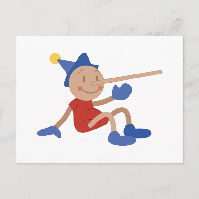Pinocchio Postkarte (Vorderseite)
