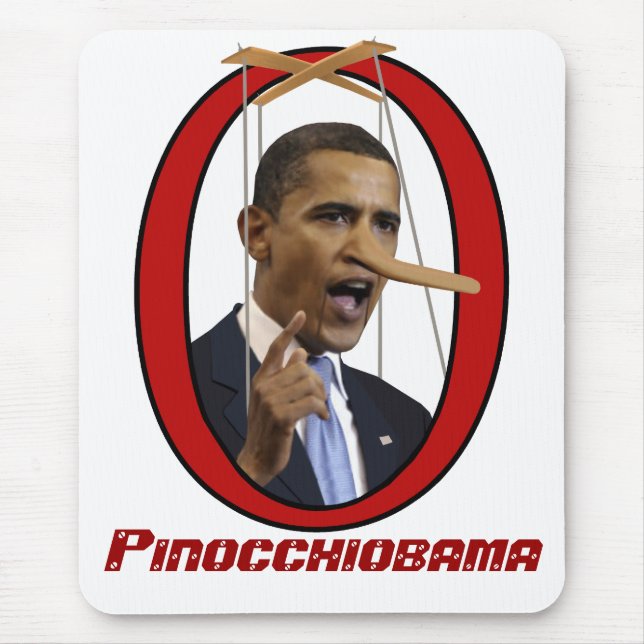 Pinocchiobama Mouse Pad Mousepad (Vorne)