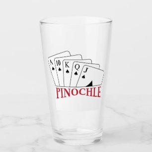 Pinochelkarten Glas