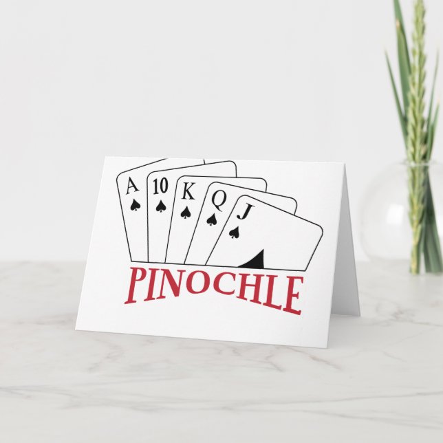 Pinochle Cards Karte (Vorderseite)