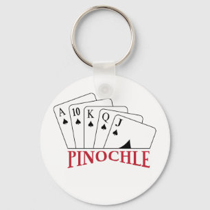 Pinochle Cards Schlüsselanhänger