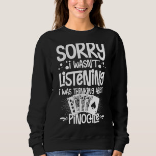Pinochle Game Rules Karten Doppeldeckpunkte Sweatshirt