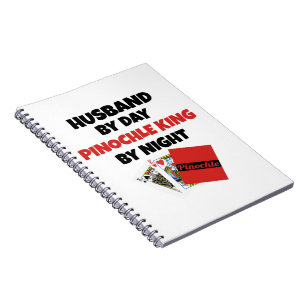 Pinochle King Husband Notizblock