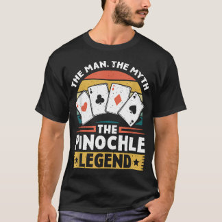 Pinochle-Legende - Kartenspiel Lustiges Pinochle T-Shirt