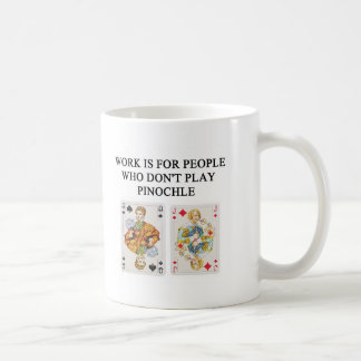 PINOCHLE-Spielspieler Kaffeetasse