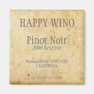 Pinot Noir Aufkleber-Magnet Magnet